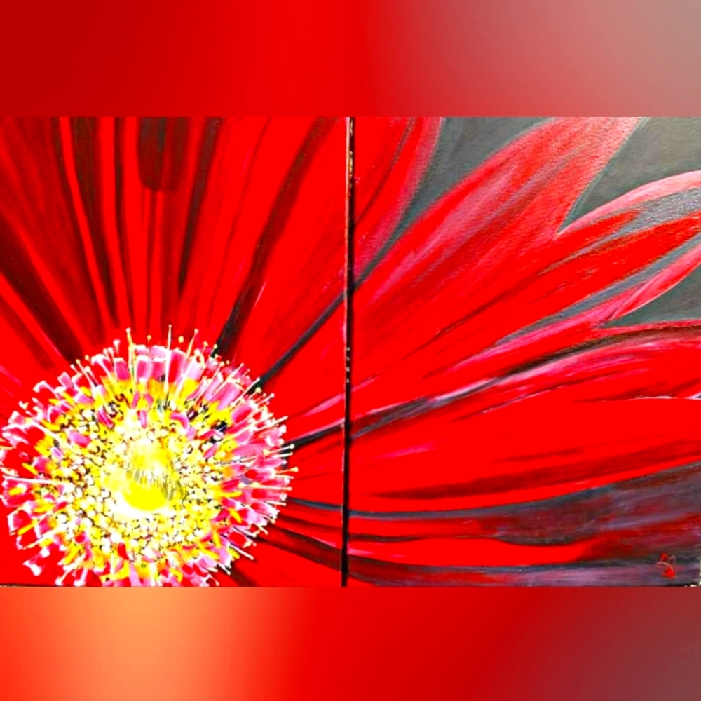Cue The Sun Original Painting